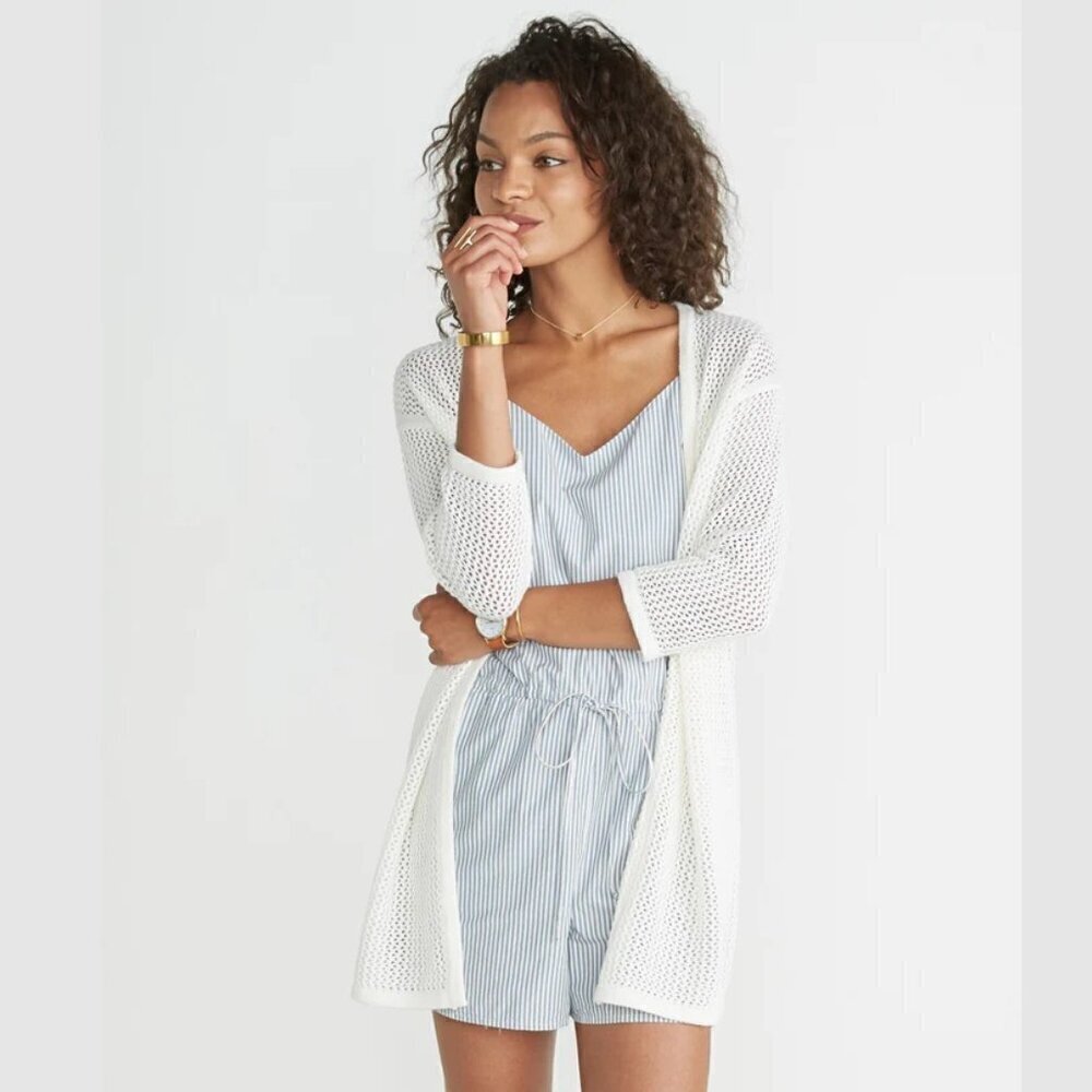 Marine Layer Remy Cream Cotton Cardigan XS/S